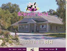 Tablet Screenshot of bonniebraeveterinaryhospital.com